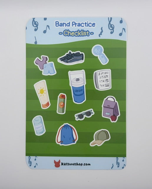 Band Practice Sticker Sheet