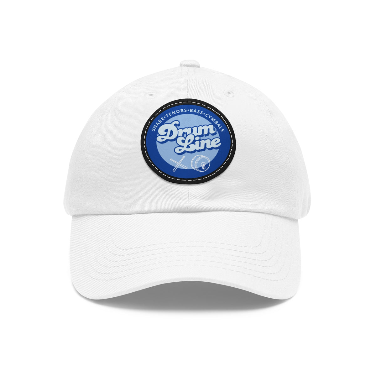 Drum Line Leather Patch Dad Hat