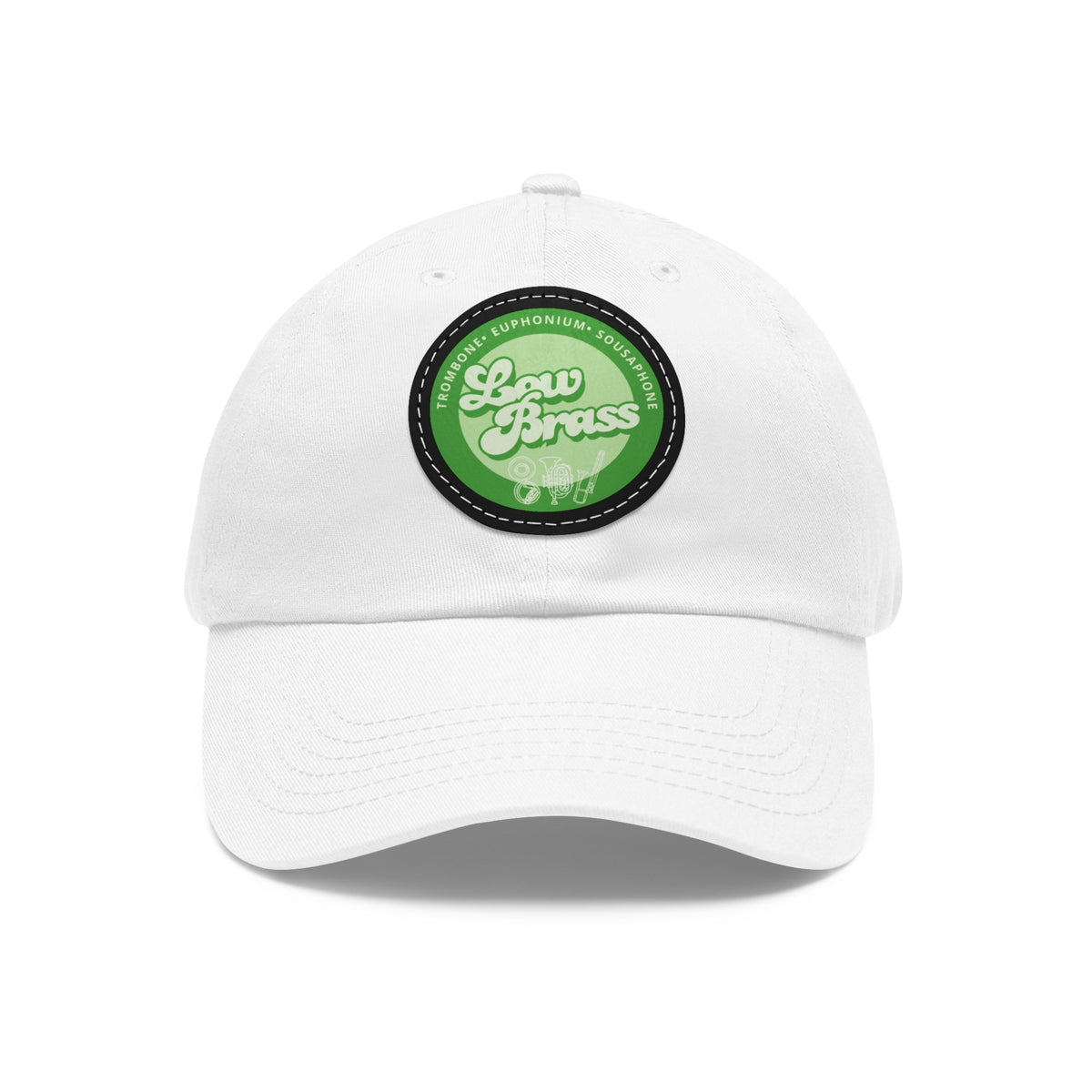 Low Brass Leather Patch Dad Hat