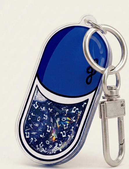 Music is Medicine| Blue pill Keychain