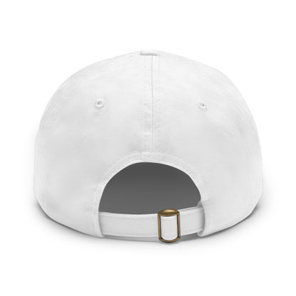 Front Ensemble Leather Patch Dad Hat