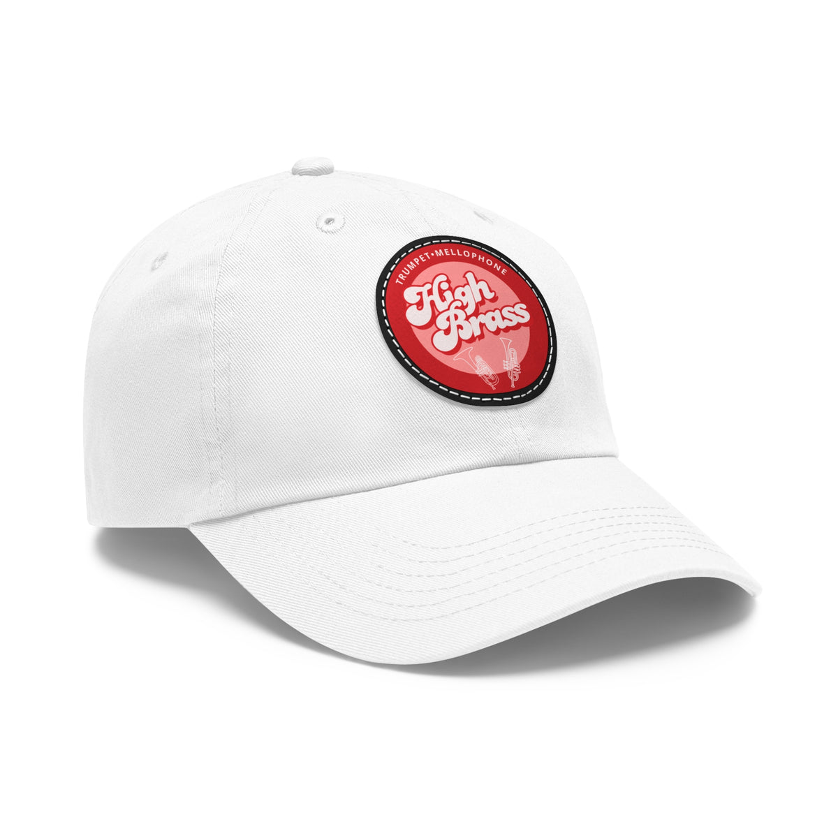 High Brass Leather Patch Dad Hat