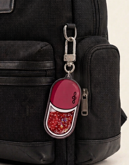 Music Is Medicine| Red Pill Keychain