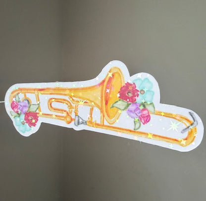 Trombone Holo Star Sticker