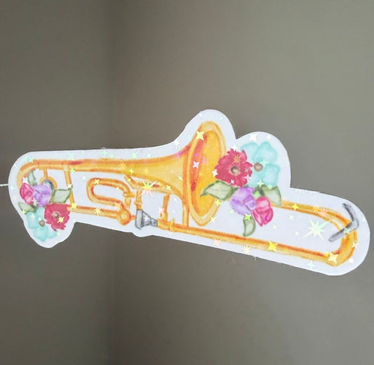 Trombone Holo Star Sticker