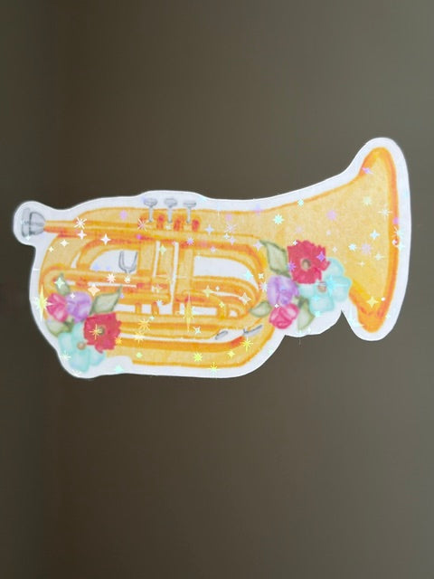 Baritone Holo Star Sticker