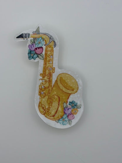 Sax Holo Star Sticker