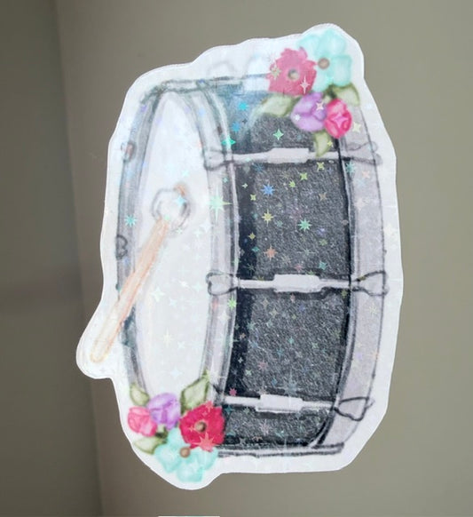 Bass Drum Holo Star Sticker